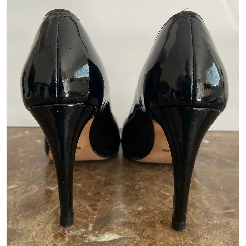 Cole Haan Air Women Black Patent Leather Chelsea Pumps Wedding Work Classic 8.5B